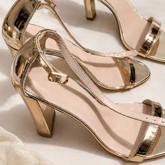 Rose Gold High Heels  Elegant Party & Wedding Shoes