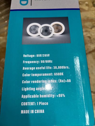 LED Multi-Function Fan Light with Remote Control
