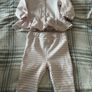 Girls two piece suit 9/12 mths Image 3