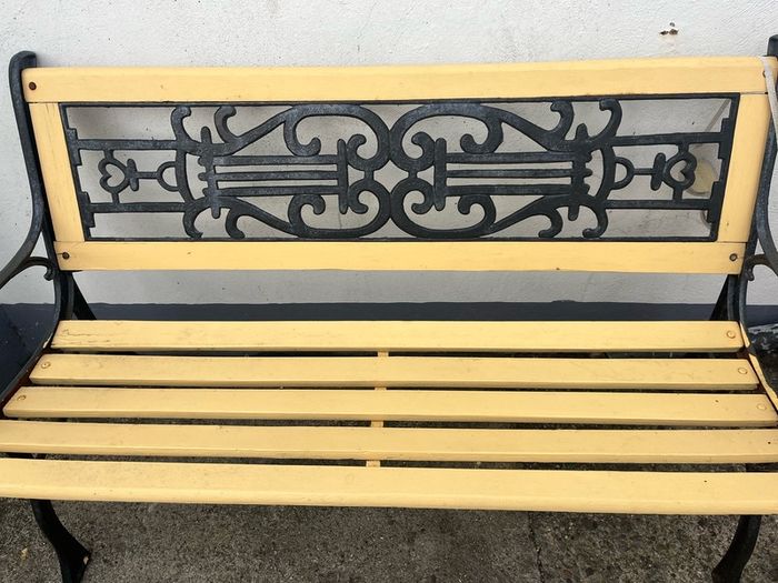 Vintage garden bench