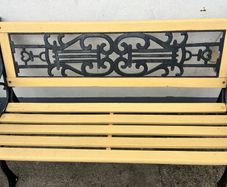 Vintage garden bench