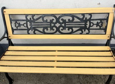 Vintage garden bench