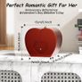 Gifts for Her, Handmade Preserved Eternal Rose Gift Box with Love You Necklace, Artificial Rose Flowers Romantic Gifts for Women on Birthday, Anniversary, Mothers Day Image 6