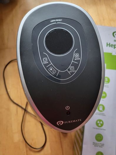Puremate HEPA Air Purifier and Ioniser with UV-C Sanitiser Eliminates viruses
