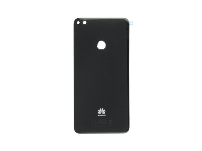 For Huawei P8 Lite 2017 Battery Back Plate Cover Rear Glass Black With Adhesive - FHT032HBK
