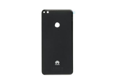 For Huawei P8 Lite 2017 Battery Back Plate Cover Rear Glass Black With Adhesive - FHT032HBK