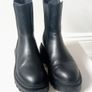 Calvin Klein chunky leather Chelsea boots black size 37 UK 4 Image 3