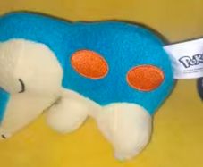 Pokemon Cyndaquil small 13cm game freak tag plush