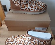 UGG Classic Ultra Mini Plains Leopard - New in Box - UK 5/EU 38