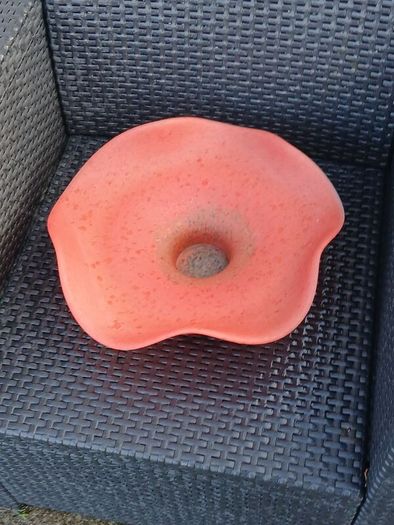 Stunning Franz Caffrey Large Fruit Bowl, small chip
