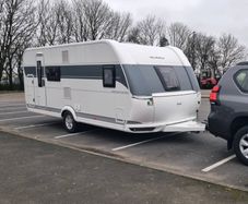 2023 Hobby 6 berth caravan, like new.