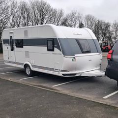 2023 Hobby 6 berth caravan, like new.