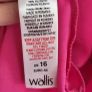 WALLIS fuschia embellished sleeve Sz 16UK Image 10