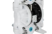 Air-Operated Double Diaphragm Pump 25.4mm(1 inch) Inlet/Outlet 113 L/min(30GPM) Polypropylene Max 7 bar(100PSI) for Chemical and Industrial Use
