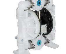 Air-Operated Double Diaphragm Pump 25.4mm(1 inch) Inlet/Outlet 113 L/min(30GPM) Polypropylene Max 7 bar(100PSI) for Chemical and Industrial Use