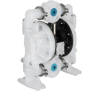 Air-Operated Double Diaphragm Pump 25.4mm(1 inch) Inlet/Outlet 113 L/min(30GPM) Polypropylene Max 7 bar(100PSI) for Chemical and Industrial Use