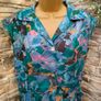 Vintage multi Shirt dress very 50s style ( Please Check Measurements ) Postage included Image 3