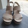 Ogetti by Carl Scarpa beige wedge sandals uk4 Image 5