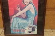 vimto vintage poster framed