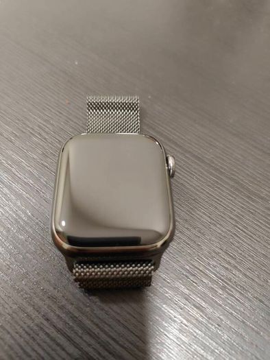 Apple Watch Series 7  41mm  Black Stainless Steel