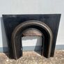 Fireplace cast iron insert wooden surround Image 2