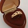 Vintage 9ct Gold MUM Ring - FULLY Hallmarked - Size P Image 3