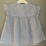 Zara blue & white striped tunic top Age 3-4 BNWT Image 3