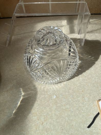 Tipperary Crystal Center Piece Fruit Footed Bowl