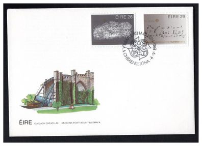 1983 Ireland Europa: Great Works of the The Human Genius Stamps Post & Telegraph (P&T) First Day Cover (FDC)