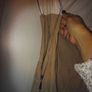 Cream And Camel Dress Image 5