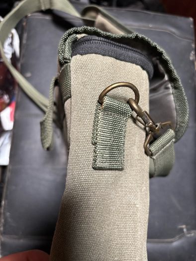 small canvas camera / acessaries   bag