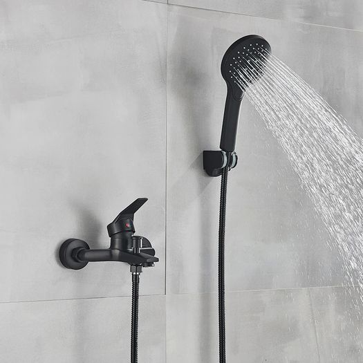 BRAND NEW Matte Black Shower Faucets Wall Mount Bathroom Shower Faucets Bathtub Faucet Mixer Tap Shower Mixer Valve Control Valve