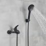 BRAND NEW Matte Black Shower Faucets Wall Mount Bathroom Shower Faucets Bathtub Faucet Mixer Tap Shower Mixer Valve Control Valve Image 2