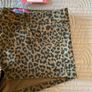 BNWT Edikted Leopard Printed Twill Micro Shorts Image 4
