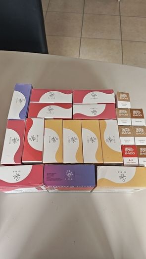 IVG 2400s+ Elfbars 600s+Elfliq 50/50 liquid