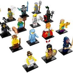Lego CMF Series 15 Complete Series of 16 Complete Minifigure Sets 71011-2 Collectible Minifigures