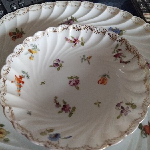 Antique Cups Hermann Ohme Porcelain Cups And Saucers