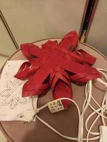 christmas hanging plug in star