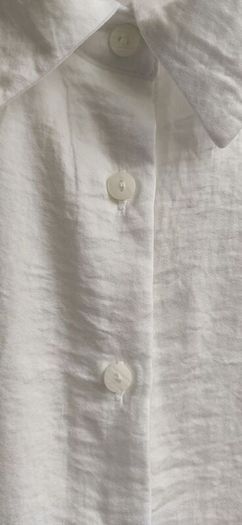 Stradivarius White Crinkle Oversized Shirt XL Brand New