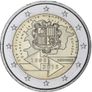 Andorra 2 Euro Commemorative Coin 2015 -  25th Anniversary of the Signature of the Customs Agreement with the European Union. Blister Card. BU Image 2