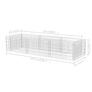 Gabion Raised Bed Steel 270x90x50 cm Image 3