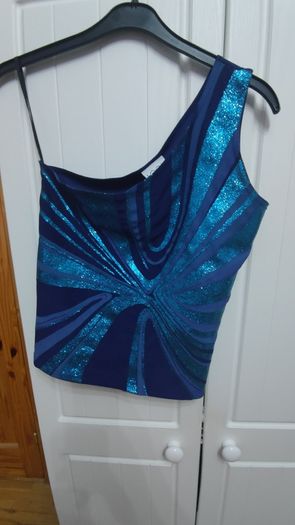 Sexy One Shoulder T-Shirt Vintage