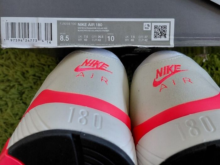 Nike Air Max 180 Ultramarine (2024) UK-7.5/EUR-42 FJ9259-100 White/Ultramarine/Solar Red/Black-2024