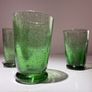 Vintage 1960s Green Controlled Bubble - Shot Glasses (Set of 5) Image 9