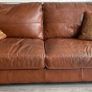 2 seater leather sofa Image 3