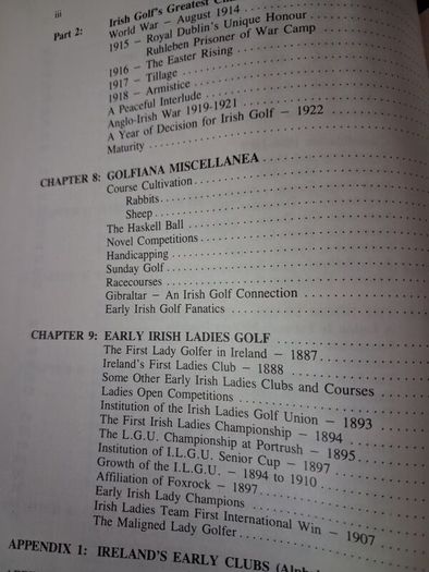 Early Irish Golf / William H. Gibson / 1st edition,Signed / 1988