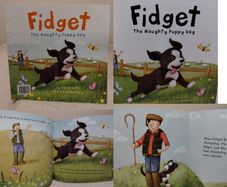 Fidget The Naughty Puppy Dog Story Book