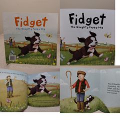 Fidget The Naughty Puppy Dog Story Book