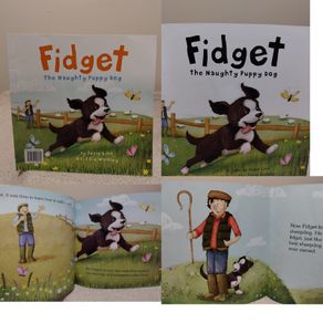 Fidget The Naughty Puppy Dog Story Book