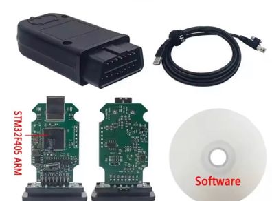 Update V24.7 Unlimits VINs Real V2 VAG HEX V2 Hardware Usb Interface For VAG  COM Diagnostic Coding VCDS TOOL